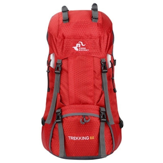60L Outdoor Camping Backpack with Rain Cover